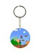 Super Mario Dual Sided Keychain