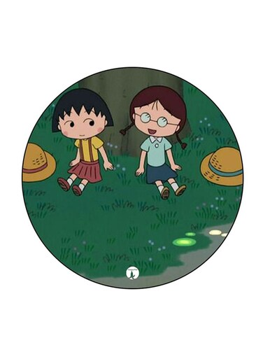 Anime Chibi Maruko Chan Printed Fridge Magnet Multicolour