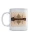 Taj Mahal Printed Ceramic Mug White/Beige/Grey 350ml