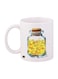 Pokemon Printed Mug White/Yellow/Brown