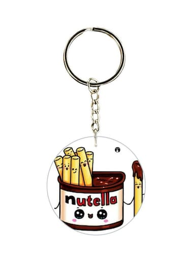 Nutella Printed Keychain
