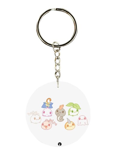 Anime Digimon Printed Keychain