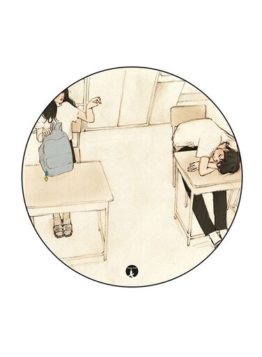Boy And Girl Printed Fridge Magnet Multicolour