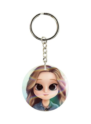 Cartoon Themed Dual Sided Keychain
