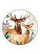 Deers Printed Fridge Magnet Multicolour