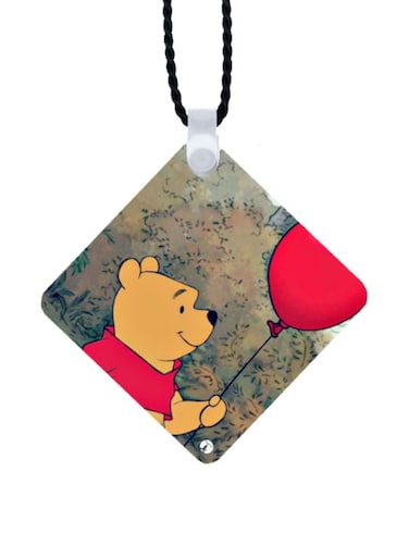 Winnie The Pooh Printed Car Mirror Pendant