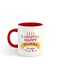 Happy Birthday To You Printed Mug White/Red