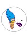 The Simpsons Printed Fridge Magnet Multicolour