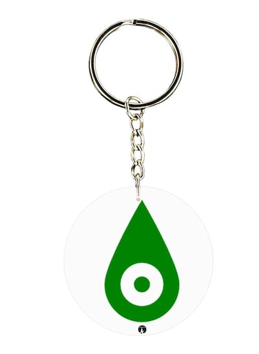 Anime Digimon Double Side Printed Keychain