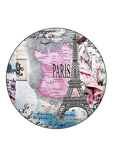 Paris Printed Fridge Magnet Multicolour