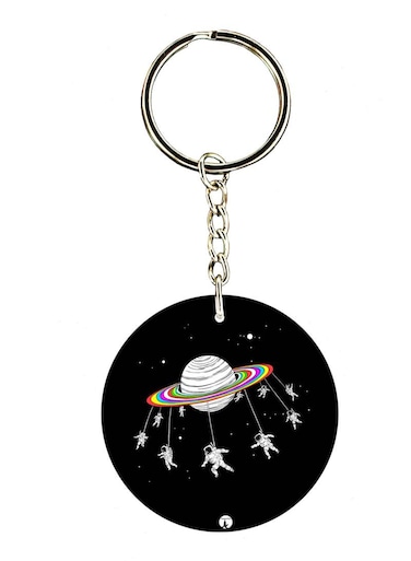 Double Side Space Printed Keychain
