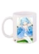 Anime Girl Printed Coffee Mug White/Blue/Beige 11ounce