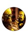 The Simpsons Printed Fridge Magnet Multicolour 5.5 x 5.5cm