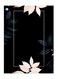 Leaves Printed Decorative Plate Black/Beige/Grey 20x15cm