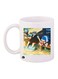 Sonic Printed Mug White/Beige/Blue