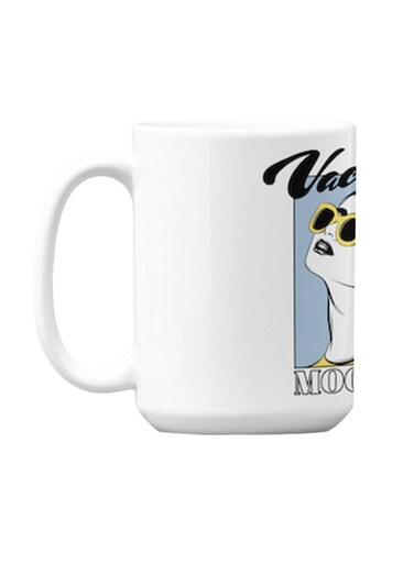 Premium Printed Ceramic Coffee Mug White 350ml