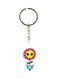 Cartoon Printed Single Sided Pocket Keychain