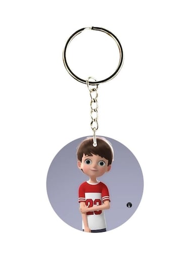 Cartoon Charecter Printed Key Chain