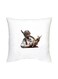 Pubg Printed Decorative Cushion White/Grey/Black 16x16inch