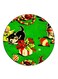 Cat Printed Fridge Magnet Multicolour