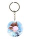 Anime Digimon Double Side Printed Keychain
