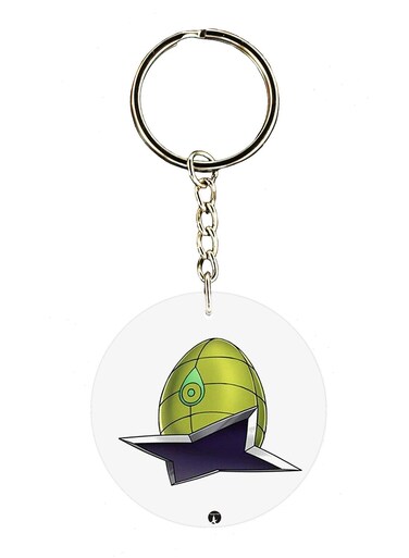 Double Sided Anime Digimon Printed Keychain