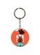 Girl Printed Double Sided Keychain