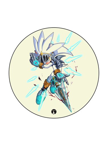 Video Game Sonic Printed Fridge Magnet Multicolour