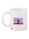 Cartoon Printed Coffee Mug White/Purple/Beige 11ounce