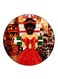 A Woman Printed Fridge Magnet Multicolour