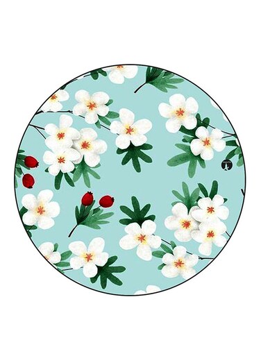 Flowers Printed Fridge Magnet Multicolour