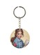 Cartoon Girl Printed Keychain