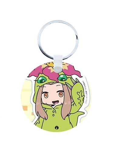 Digimon Anime Wooden Keychain