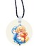 Cartoon Printed Car Mirror Pendant