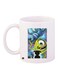 Cartoon Printed Coffee Mug White/Green/Blue 11ounce