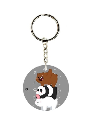 Cartoon Theme Single Sided Keychain