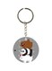 Cartoon Theme Single Sided Keychain