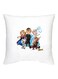Frozen Character Printed Decorative Cushion White/Brown/Blue 16x16inch