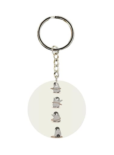 Penguin Printed Keychain