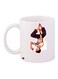 NASA Printed Coffee Mug White/Beige/Black 11ounce