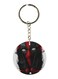 Double Sided Deadpool Printed Keychain