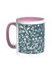 Decorative - Tree Paper Printed Coffee Mug Pink/White 11ounce