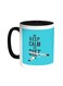 Keep Calm And Diet Printed Coffee Mug Black/White 11ounce