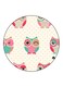 Owls Printed Fridge Magnet Multicolour