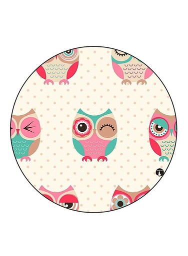 Owls Printed Fridge Magnet Multicolour