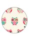 Owls Printed Fridge Magnet Multicolour