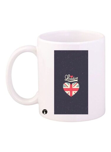 English Phrases Printed Mug White/Black/Red Standard Size