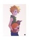 Metal Plate Of The Anime Digimon Poster Multicolour