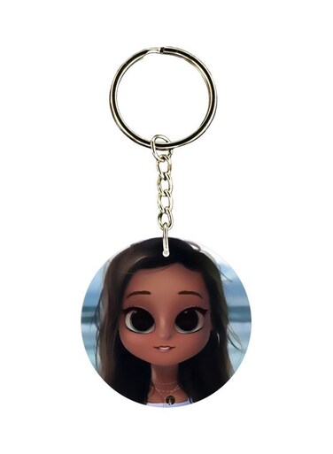 Cartoon Themed Dual Sided Keychain