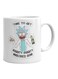 Rick And Morty Cartoon Printed Mug White/Blue/Black Standard